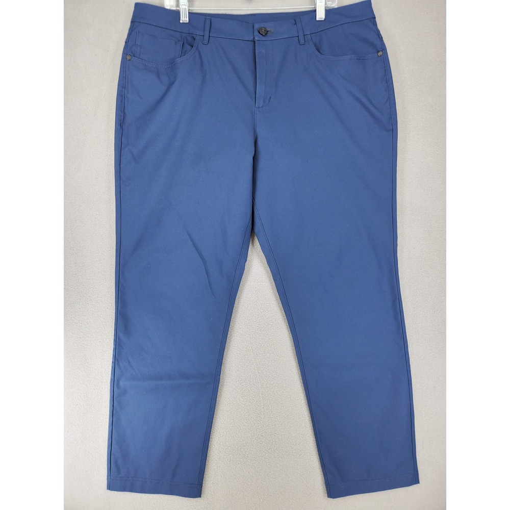 Public Rec All Day Every Day Pant Mens 38 Blue PONT0056 Stretch Tech Chino